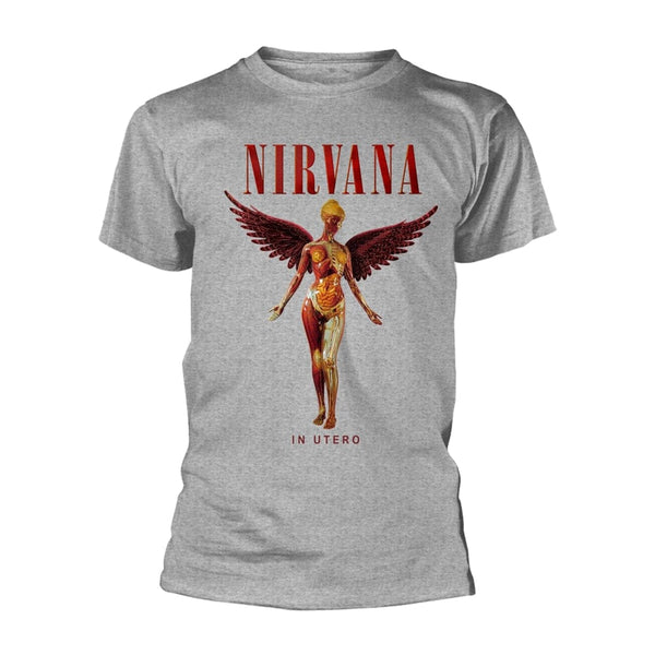 Nirvana Unisex T-Shirt: In Utero (sport grey)