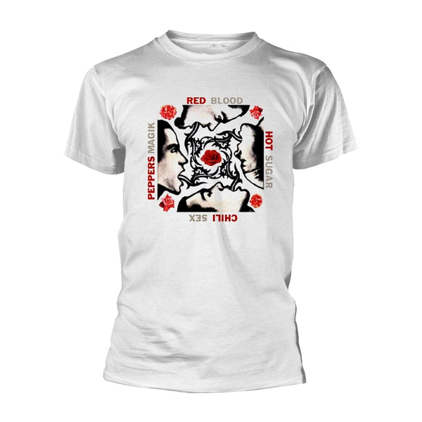 Red Hot Chili Peppers Unisex T-Shirt: BSSM (white)