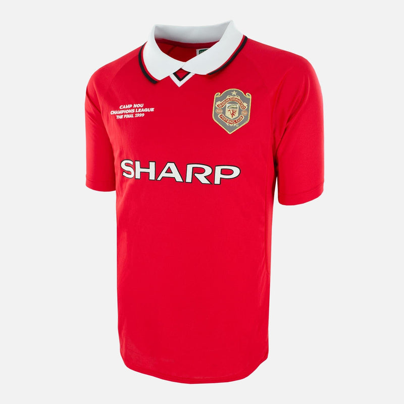 Ole Gunnar Solskjaer Signed Manchester United Shirt 1999 CL Final [20]