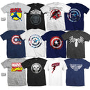 Wholesale lot of 162 officially licensed NEW Marvel T-shirts. Only £2.93 each