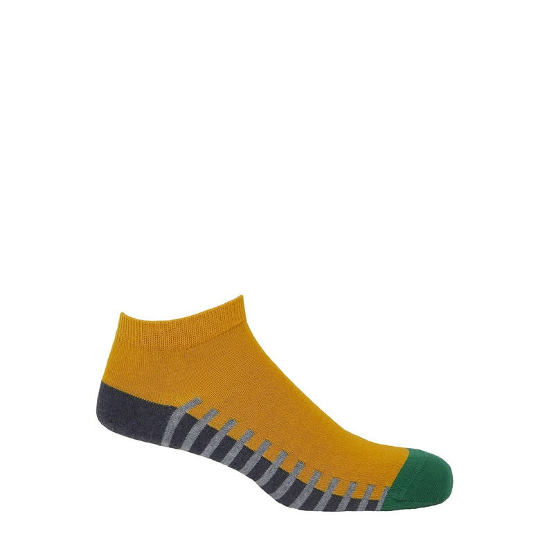 Welford Men's Trainer Socks - Mustard