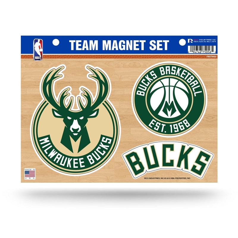 Milwaukee Bucks Team Magnet Set