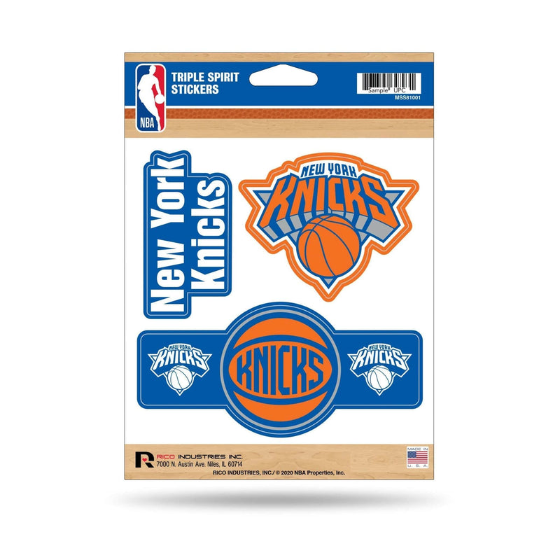 New York Knicks Triple Spirit Stickers