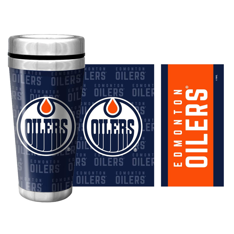 Edmonton Oilers Full Wrap Travel Mug (500m/16oz.)