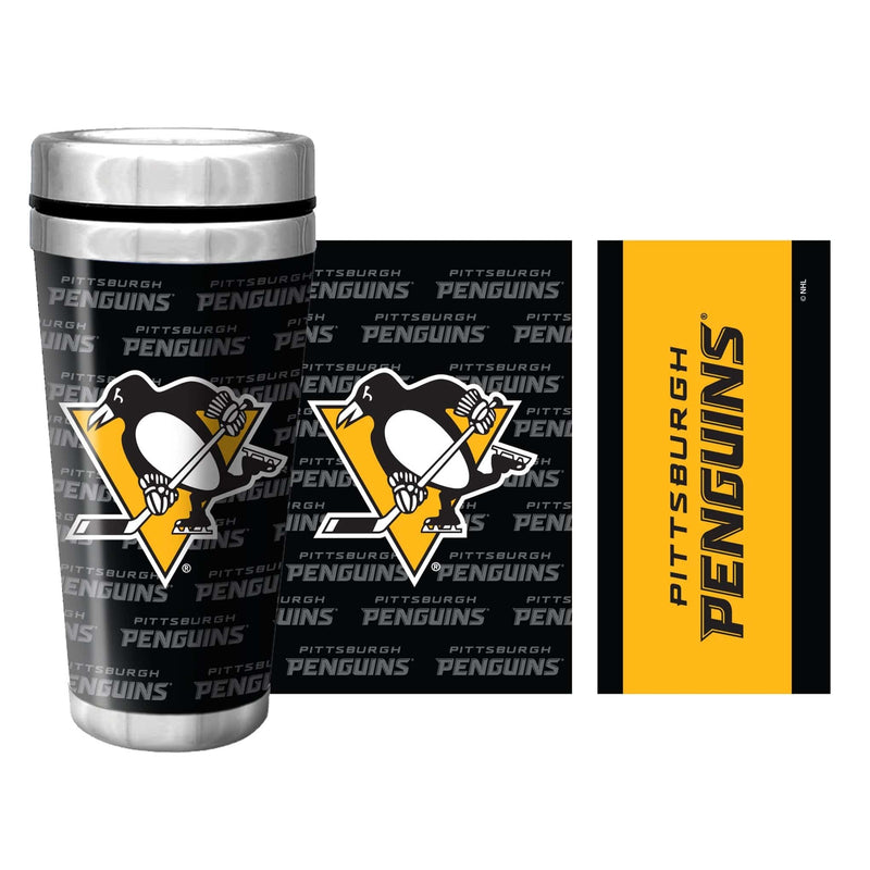 Pittsburgh Penguins Full Wrap Travel Mug (500m/16oz.)