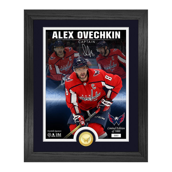 OVECHKIN (Capitals) Player Signature Series Coin in Framed Photo
