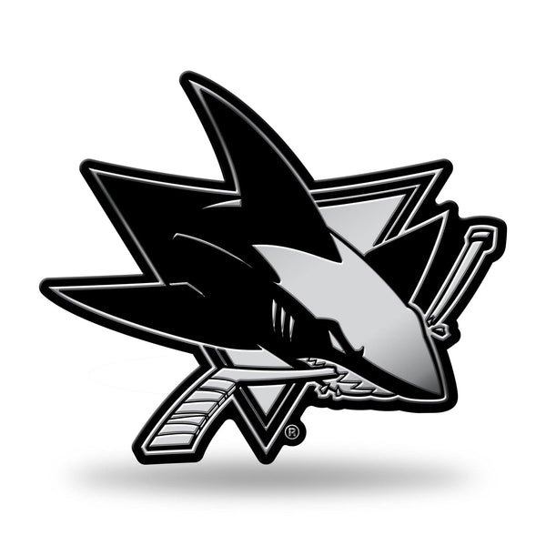 San Jose Sharks Molded Chrome Car Emblem