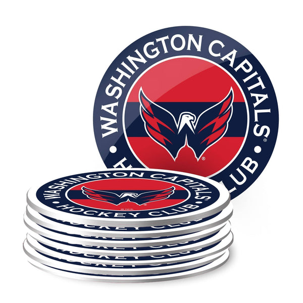 Washington Capitals Coaster Stripe Design Set (8 pack)