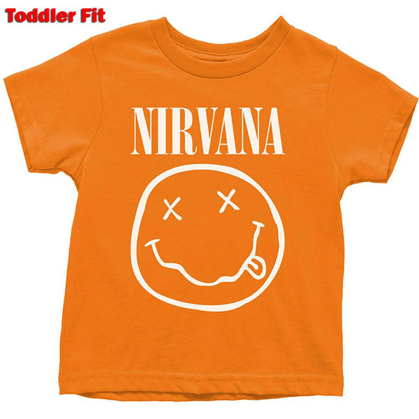 Nirvana Kids Toddler Tee: White Smiley