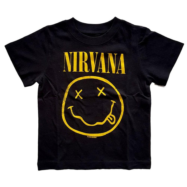 Nirvana Kids T-Shirt (Toddler): Yellow Happy Face