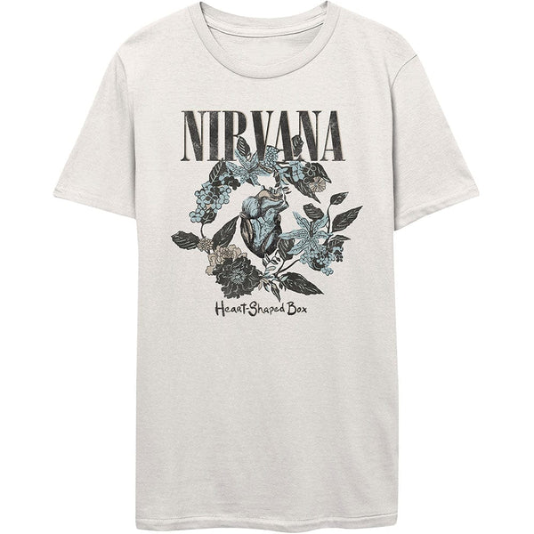 Nirvana | Official Band T-shirt | Heart Shape Box