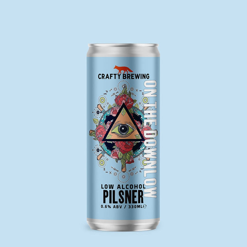 🔍  On The Downlow – Low Alcohol Pilsner 0.5% 12 x 330ml Cans
