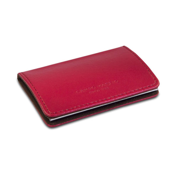 Campo Marzio Business Card Holder with Magnet - Cherry Red