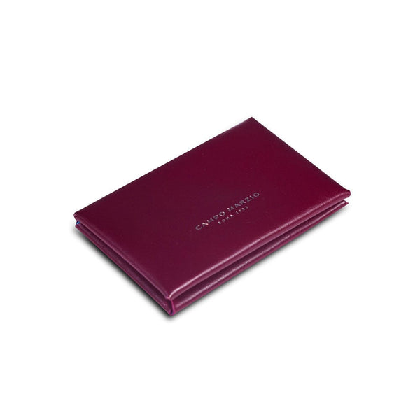Campo Marzio Vincent Business Card Holder - Currant Red