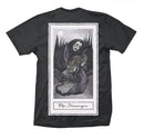 Creeper Unisex T-shirt: Death Card (back print)