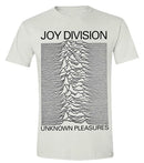 Joy Division Unisex T-shirt: Unknown Pleasures (White)