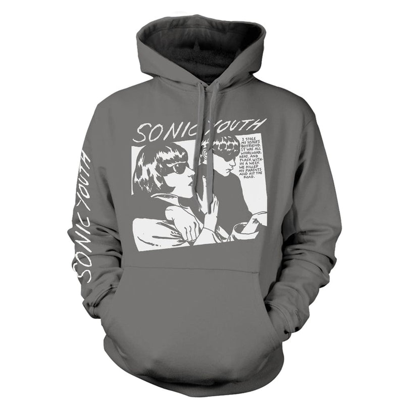 Sonic Youth Unisex Hoodie: Goo Album Cover (Grey)