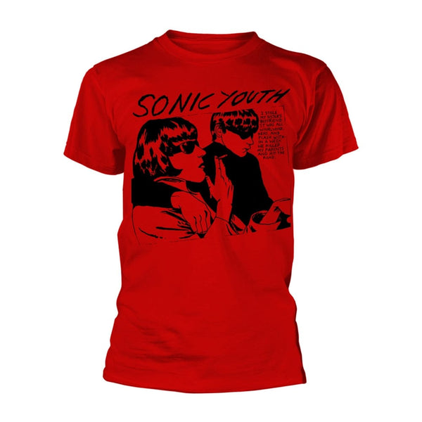 Sonic Youth Unisex T-shirt: Goo Album Cover (Red)