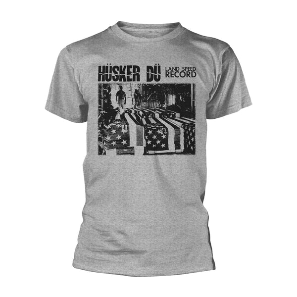 Husker Du Unisex T-shirt: Land Speed Record (Grey)