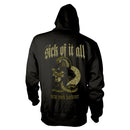Sick Of It All Unisex Hoodie: Panther (back print)