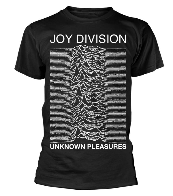 Joy Division Unisex T-shirt: Unknown Pleasures (Black)