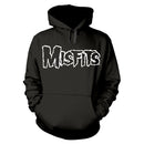 Misfits Unisex Hoodie: Skull (back print)