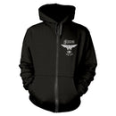 Saxon Unisex Zipped Hoodie: Estd 1979 (back print)