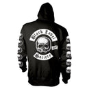 Black Label Society Unisex Hooded Top: Logo (back print)