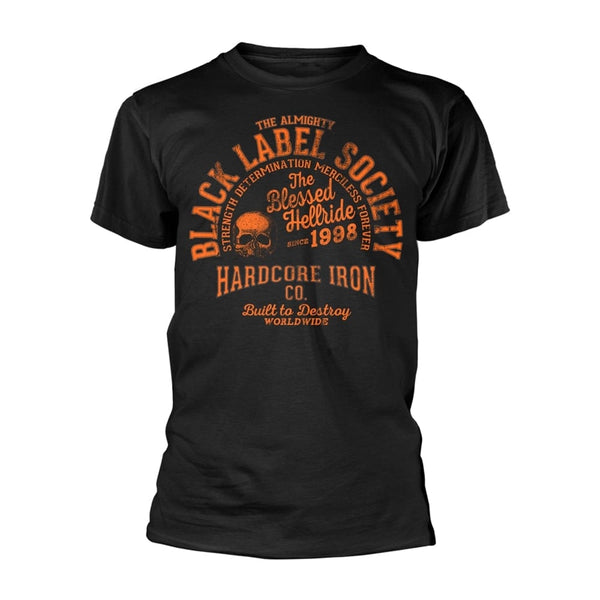 Black Label Society Unisex T-shirt: Hardcore Hellride (back print)