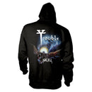 Trouble Unisex Zipped Hoodie: The Skull (back print)