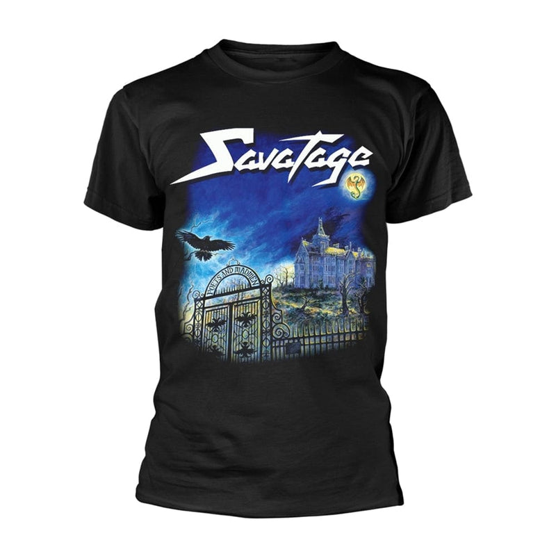 Savatage Unisex T-shirt: Poets & Madmen (back print)