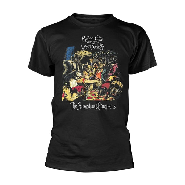 Smashing Pumpkins Unisex T-Shirt: Mellon Jumble (back print)