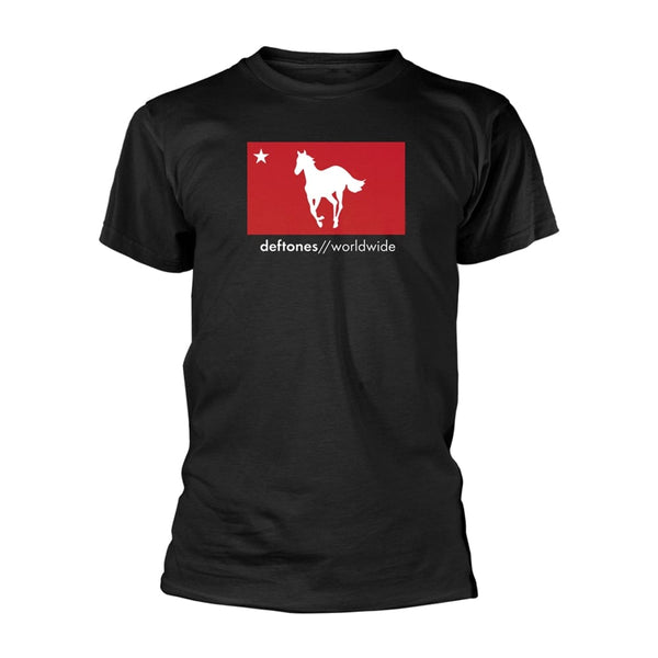 Deftones Unisex T-Shirt: White Pony Worldwide
