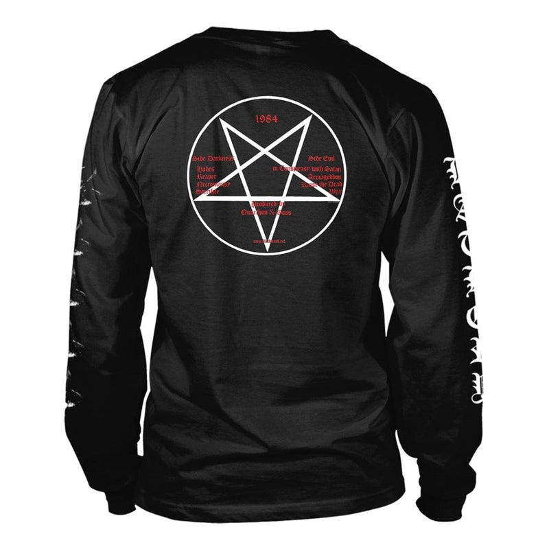 Bathory Unisex Long Sleeved T-Shirt: Goat (back print)