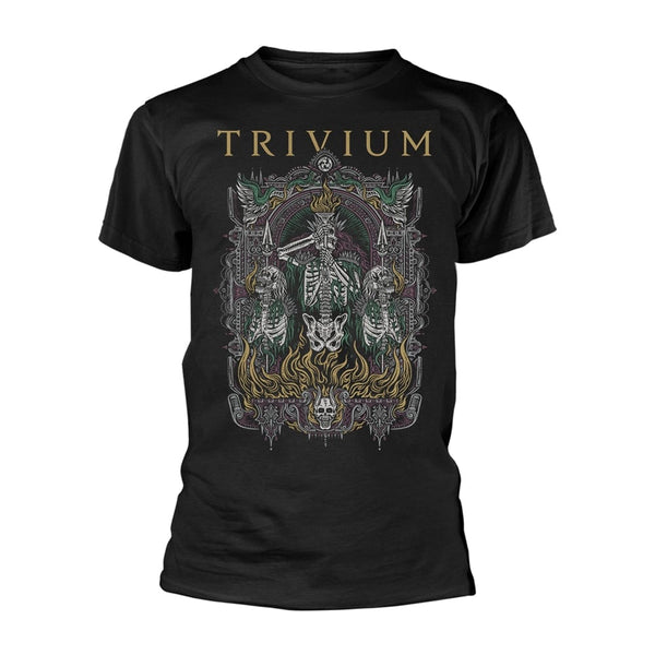 Trivium Unisex T-shirt: Skelly Frame (2)