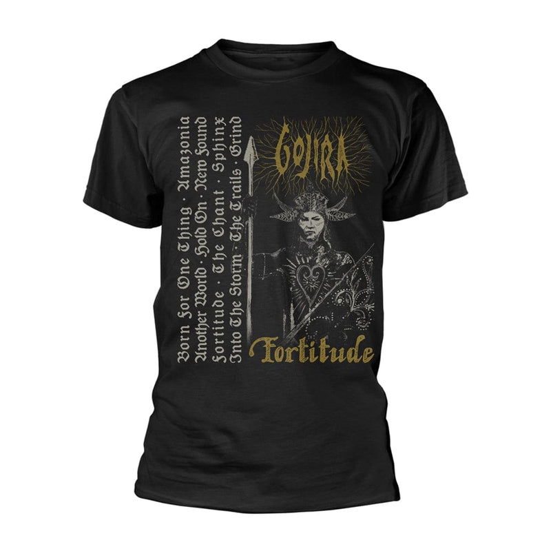 Gojira Unisex T-shirt: Fortitude Tracklist (Organic Ts)