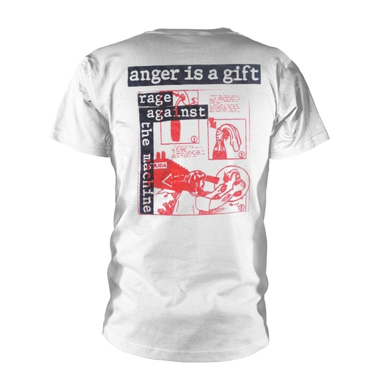 Rage Against The Machine Unisex T-shirt: Anger Gift (back print)