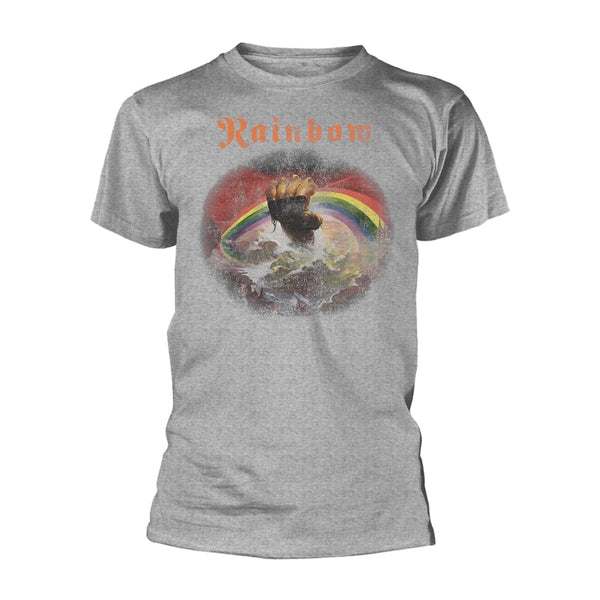 Rainbow Unisex T-Shirt: Rising Distressed (Sports Grey)