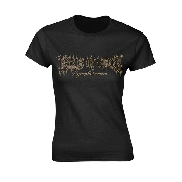 Cradle Of Filth Ladies T-shirt: Nymph Logo (back print)
