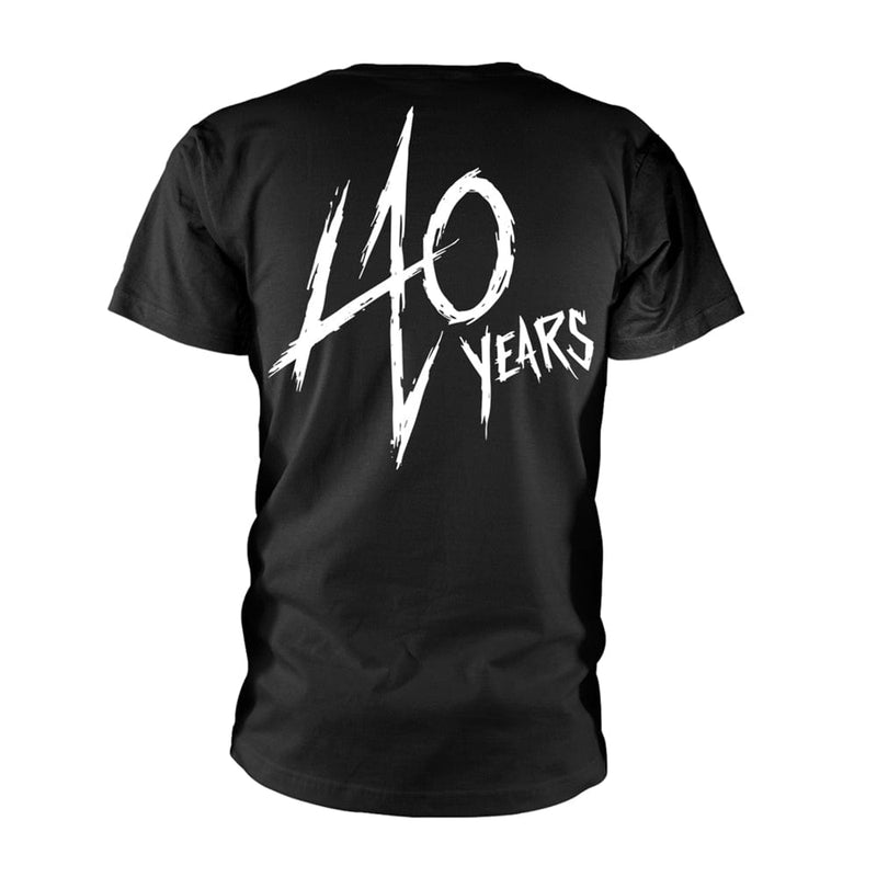Metallica Unisex T-shirt: 40th Anniversary Garage (back print)