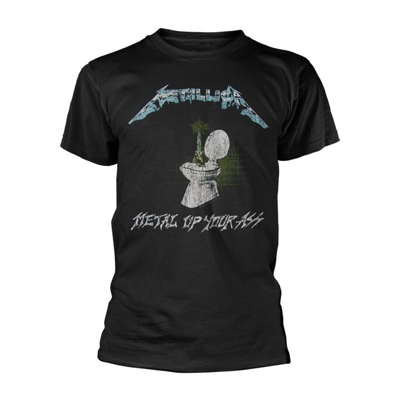 Metallica Unisex T-shirt: Metal Up Your Ass (back print)