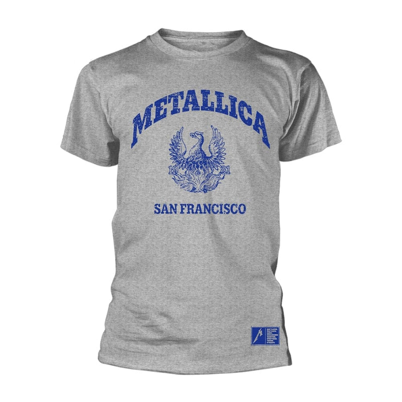 Metallica Unisex T-shirt: College Crest