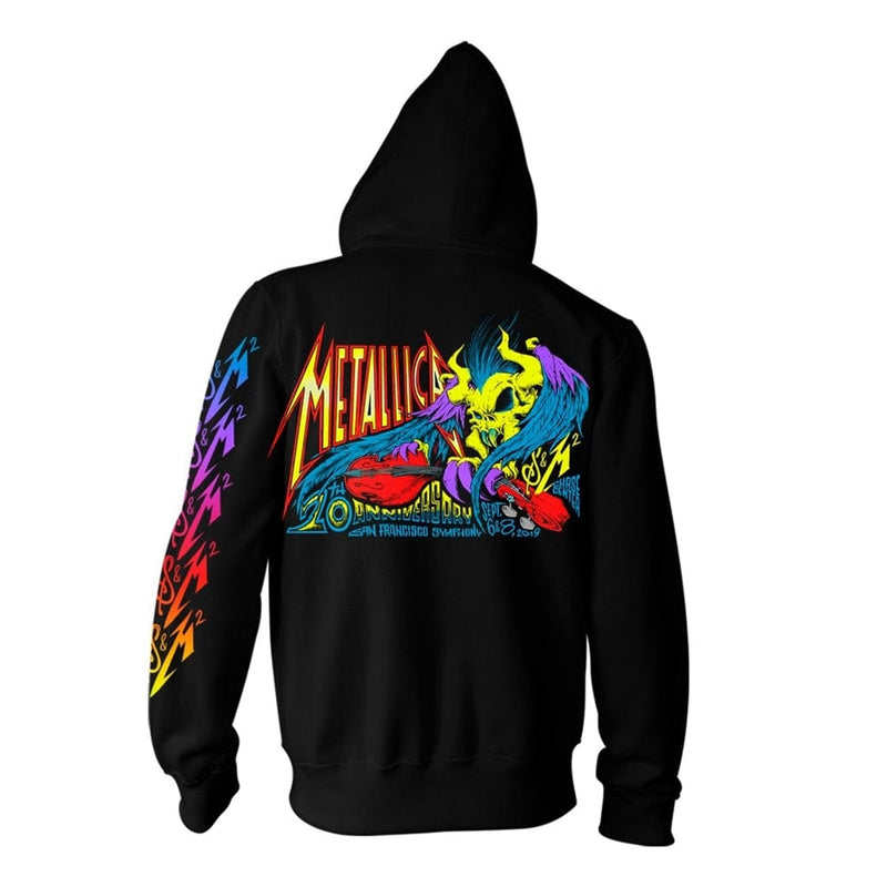 Metallica Unisex Hooded Top: S&M2 Anniversary (back print)