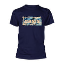 Oasis Unisex T-shirt: Camo Logo (Navy)