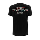 Within Temptation Unisex T-shirt: Glitch Icon (back print)