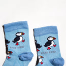 Save the Puffins Bamboo Socks for Kids