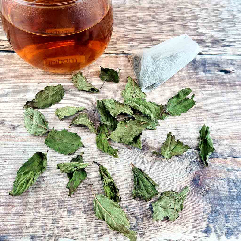 Peppermint Tea Bags By The Natural Health Market - organic peppermint tea in plastic free packaging