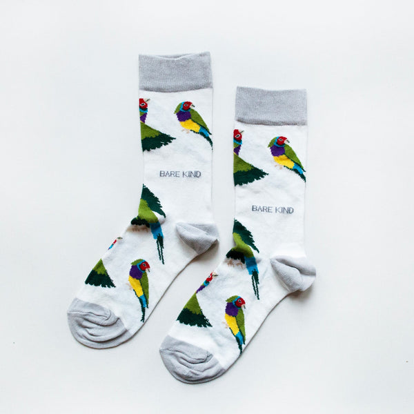 Save the Gouldian Finches Bamboo Socks
