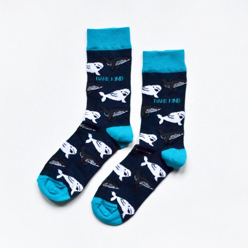 Save the Whales Bamboo Socks