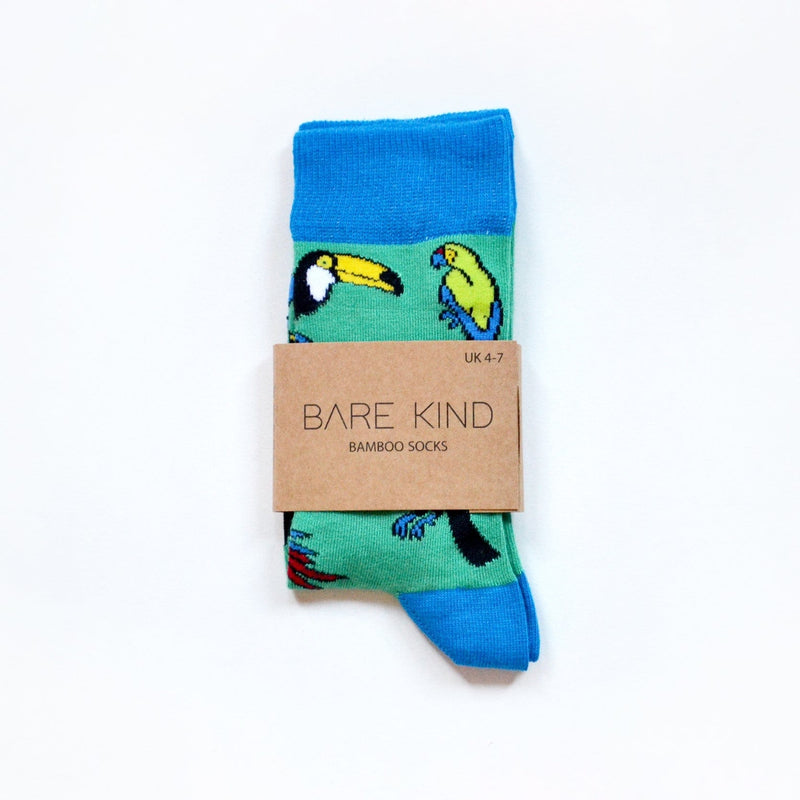 Save the Toucans Bamboo Socks